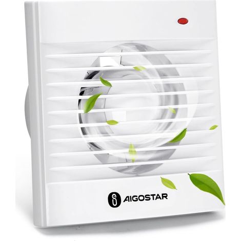 Aigostar Ventola Aspirazione 18W 1450r/min Bagno Cucina Foro 150-160mm