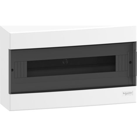Aufputzverteiler Easy9 EU IP40 EZ9EU-1-18-NT-T transparente Tür 1-reihig 18 Module/Reihe (1/5)