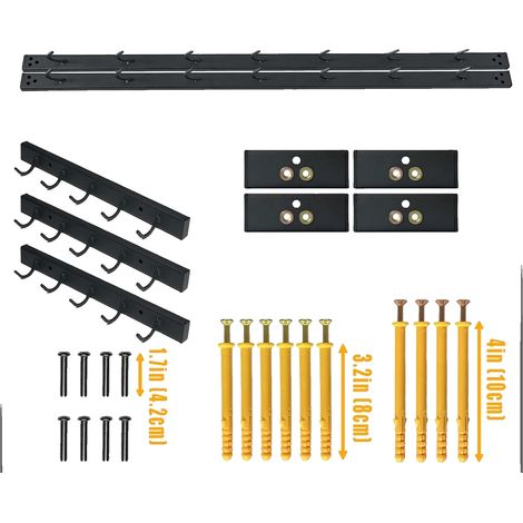Organisateur de barre de tirage latéral, monté au mur, solution de rangement durable, RACK2 (1/2)