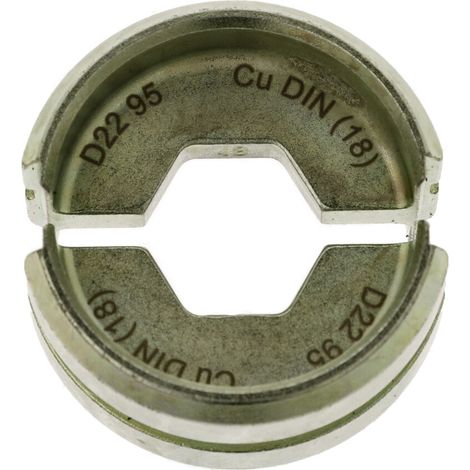 Insert de mâchoire de sertissage hexagonal pour cosse de câble 95 mm²