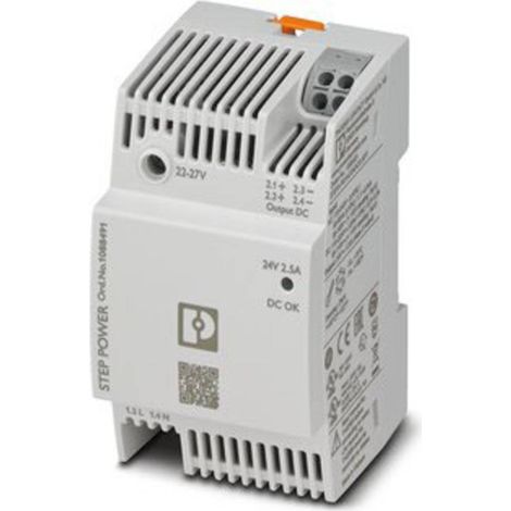 Phoenix Contact 1088491 Alimentatore per guida DIN 24 V/DC 2.5 A 60 W Num. uscite:1 Contenuto 1 pz. (1/5)