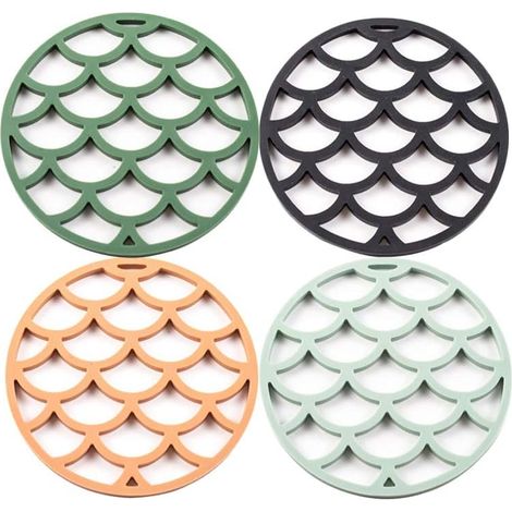 Tapis de cuisine en silicone antidérapants et résistants à la chaleur. (1/5)