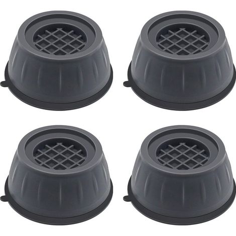 Lot de 4 coussinets antidérapants en caoutchouc pour machine à laver et sèche-linge (1/5)