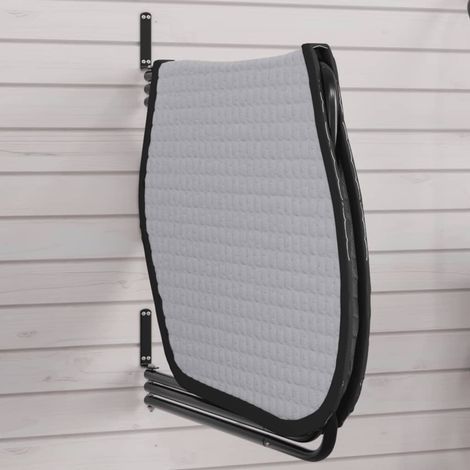 Porte-couverture de selle à 3 bras, en fer noir (1/5)