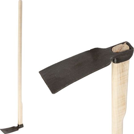 Hacke Gardex Basmat, 568 g, schmal, geschmiedet, Holzstiel