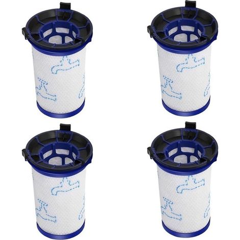 Ensemble de 4 Filtres HEPA pour Rowenta Air Force 360 RH9037 RH9038 RH9039 RH9051WO RH9057WO RH9086WO Aspirateur ZR009001 (1/4)