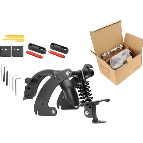 Kit de suspensión Ulip para Ninebot Max G30, disponible en negro y rojo, con absorción de impactos mejorada. (1/2)