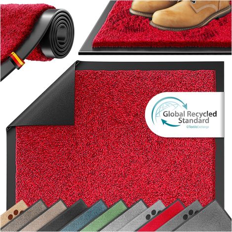 KESSER® tapis d'entrée, antidérapant - Bordeaux rouge, 60 x 90 cm, Classic (1/5)