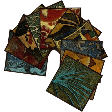 Juego de 10 pegatinas de pared autoadhesivas impermeables de 20x20 cm para azulejos de cocina y baño, decoración vintage removible. (1/5)