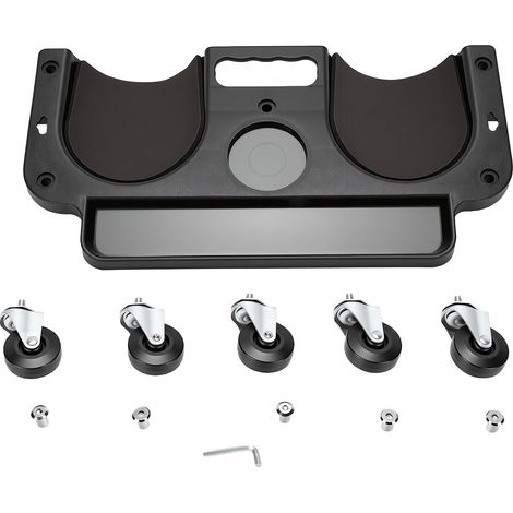 Genouillère roulante roulettes 360° plateau outils maison atelier garage jardin (1/5)