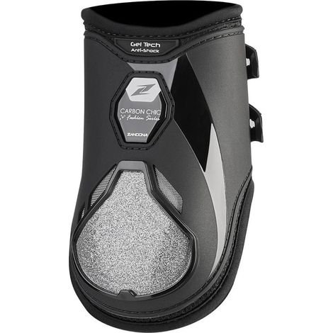 pony, Nero: Carbon chic paranocche per cavalli con inserto in glitter
