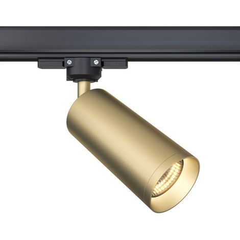 Faretto Per Binario Moderno Focus Alluminio 1 Luce Colore Oro