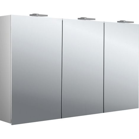 emco pure 2 style LED-Lichtspiegelschrank mit 2 Aufsatzleuchten,
