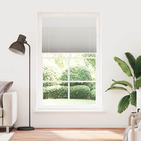 Maison Exclusive - Store plissé gris clair 115x200cm largeur du tissu 114,4cm