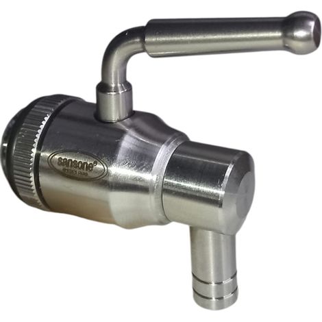 Rubinetto per fusto olio antigoccia Sansone acciaio inox 18/10 per Fusto giara damigiana bidone da olio vino miele acqua salvagoccia (1/5)