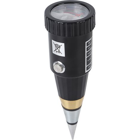 2-in-1-Bodenmessgerät: Kegelförmiges Bodenfeuchte- und pH-Messgerät, Feuchtigkeitsmessgerät, pH-Detektor – Instrument für Freilandpflanzen (1/5)