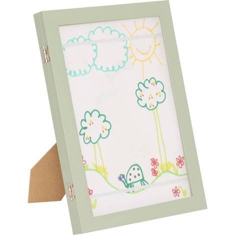 Cornice da disegno bianca 23,8x2,5x32,6 cm - Atmosphera créateur d'intérieur (1/4)