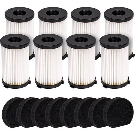8 pièces,Filtre HEPA pour aspirateur compatible avec MooSoo D600 D601, pièce d'aspirateur filaire, élément filtrant HEPA (1/5)