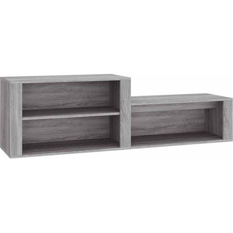 Scarpiera  Mobile per scarpe Grigio Sonoma 150x35x45 cm in Legno Multistrato (1/5)