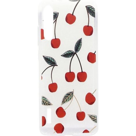 Coque arrière souple pour Xiaomi Mi A3 - Cerise transparente - Étui de protection (1/5)