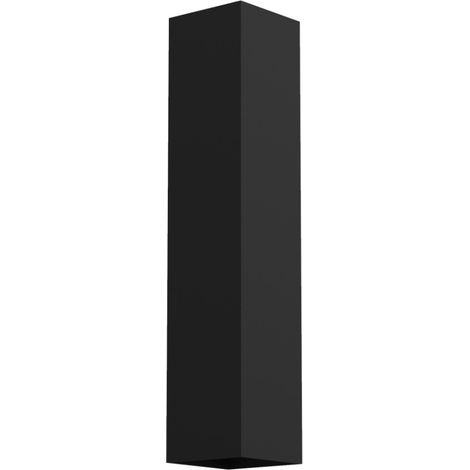LUMICOM CUBE Plafoniera, 1X GU10, max 33W, metallo, nero opaco, H30cm