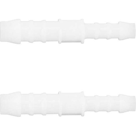 2x raccord de durite droit en I diamètre 8mm + 6mm réducteur adaptateur tuyau carburant tondeuse tracteur voiture scooter (1/2)