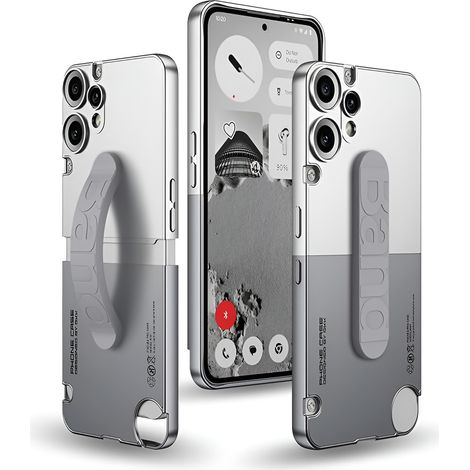 Funda CMF Nothing Phone 2 Pro - Estilo, protección y comodidad - Plateada (1/4)