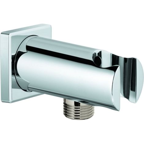 GROHE Toma de pared Rainshower 26659 roseta cuadrada con seguridad intrínseca cromo, 26659000
