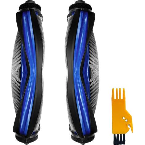 Brosse principale 2 pièces pour Ecovacs Deebot T50 Pro Omni Gen2, T50 Omni, T50 Omni Gen2, T50 Pro Omni, T50 Pro, T80, T30C, X8 Aspirateur, T50 Pro Omni Brosse Principale