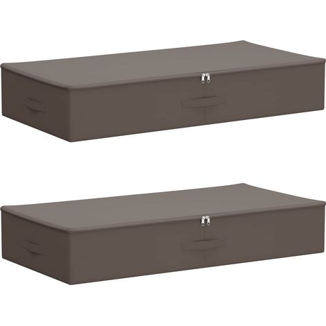 Maison Exclusive - Scatola di Stoccaggio 2 pz Tessuto non tessuto 90 x 48 x 15 cm (1/5)