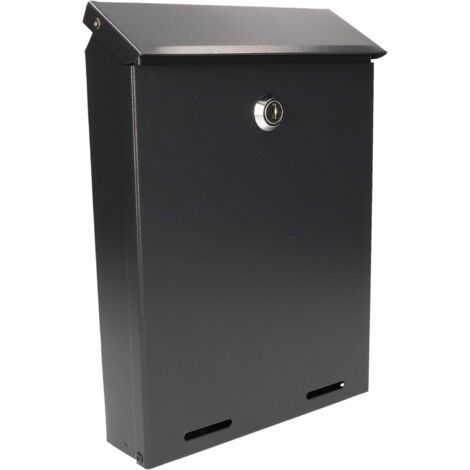 Boîte aux lettres 260 x 180 x 55 mm Anthracite Format C-5 pour journaux-NANOTEH (1/5)