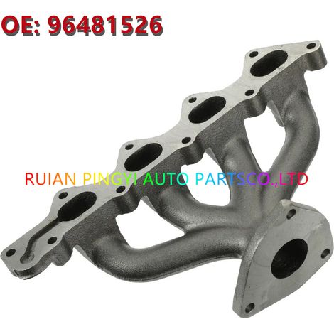 Collecteur d'échappement 96481526 adapté aux berlines Chevrolet Aveo Aveo5 de 2004 à 2008. (1/4)