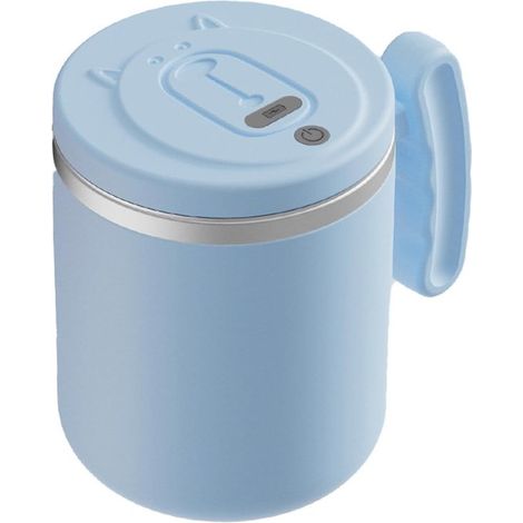 Tazza automescolante da 400 ml in acciaio inox, a prova di perdite, impermeabile, con miscelazione automatica. Ideale per pause, relax, pendolarismo, lavoro, viaggi, casa e ufficio. (1/5)