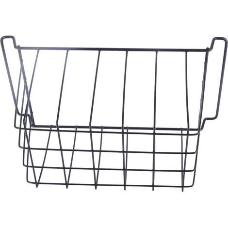 Tbest organisateur de rangement en fil de congélateur Panier de rangement en fil electromenager froid L 39 cm X L 20 cm X H 20 cm (1/5)