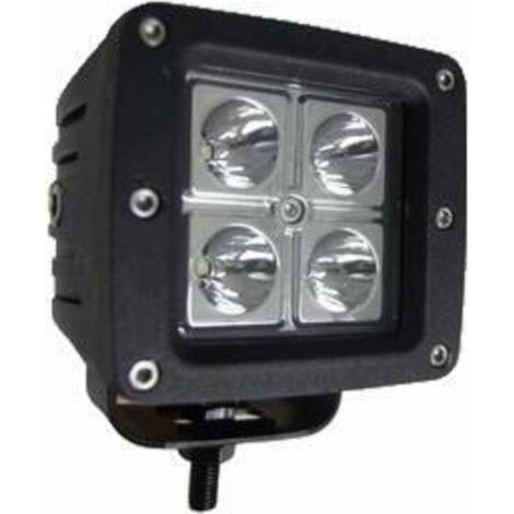 Quadratische LED-Arbeitsleuchte, 12 V/24 V, 16 W (1/2)