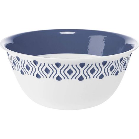 Saladier Blue 29 de qualité extra avec option couvercle pour aliments, 100% Made in Italy. (1/2)