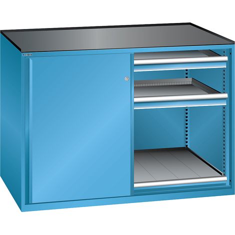 LISTA, Armoire à portes coulissantes, charge max par tablette