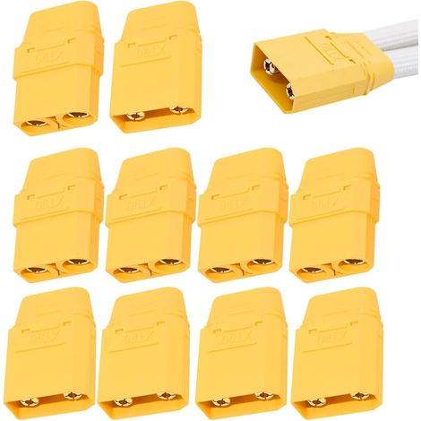 Câble XT90 Mâle Femelle Batteries De Véhicules De Loisir Télécommandés Par eurs XT90 Mâle Femelle Adaptateur Audio Vidéo Domestique Pour Femmes Hommes Adultes Noël Nouvel An C (1/5)