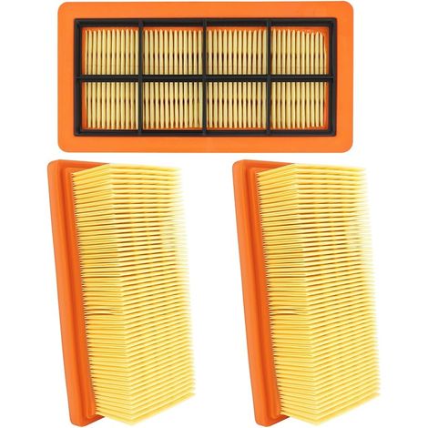 Filtre plissé plat AD4 pour aspirateur Kärcher AD 4 AD 2 AD 3 Premium, batterie AD2 AD3 AD4 AD3.200 AD3.000 et aspirateur à eau/sec, remplace 6.415-953.0