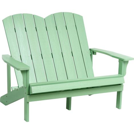 Garden Bench ADIRONDACK 125 cm Light Green (1/5)