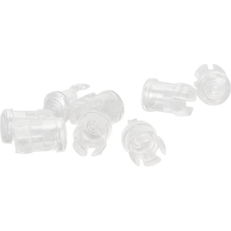 100 LED-Pads, 3 mm, transparente Schutzkappe, Diffusorabdeckung für Leuchtdioden, elektronisches Bauteil, 100er-Packung (1/5)