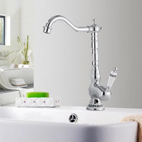 Wasserhahn Küche Retro Armatur Einhebelmischer Bad Antik Nostalgie Wasserhahn für Küche Armatur Einhandmischer für Küchen Spüle Spültischarmatur