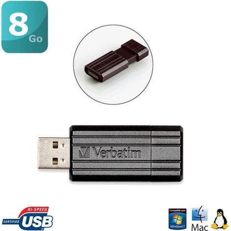Memoria USB Verbatim 49062 Negro 8 GB (1/5)