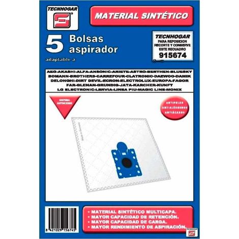 Bolsa Aspirador Daewoo Samsung Taurus Solac Aeg Tecnhogar 915674