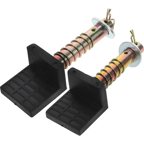 2 pièces Support de Levage Moto en Métal Galvanisé, Accessoire L (1/5)