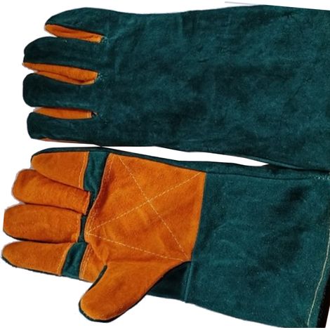 Gants de dressage pour animaux antimorsures, renforcés et confortables, 35 cm de longueur (1/5)
