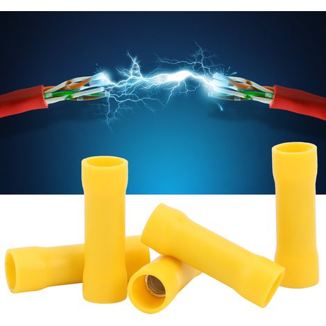 Kit d'assortiment de 1000 cosses à sertir à froid en cuivre rouge BV5.5 pour fils électriques (1/5)