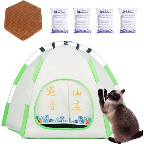 Pet Bed Tent, Portable Cat House, Airing Dog Kennels Airy Bed