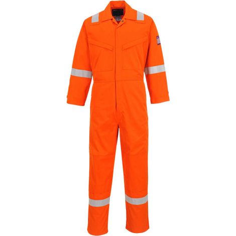 Mono Modaflame ignífugo tejido modacrílico MX28 XXL Naranja
