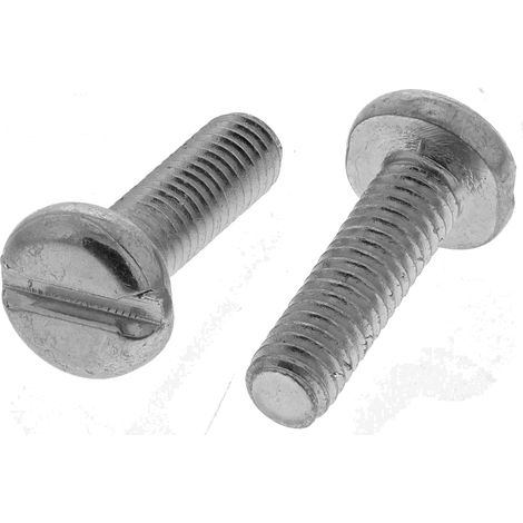 Vis à métaux RS PRO M3.5 à tête Cylindrique fendue en Acier, 12mm ( Prix pour Sachet de 100 )